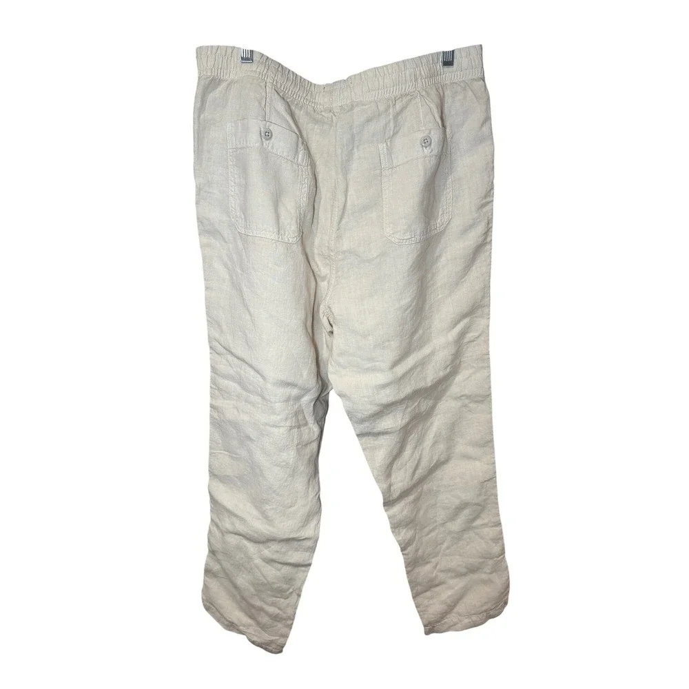 Todd Snyder NWT Linen Beach Pant Sand Dollar Khaki Tan Men's Size Large